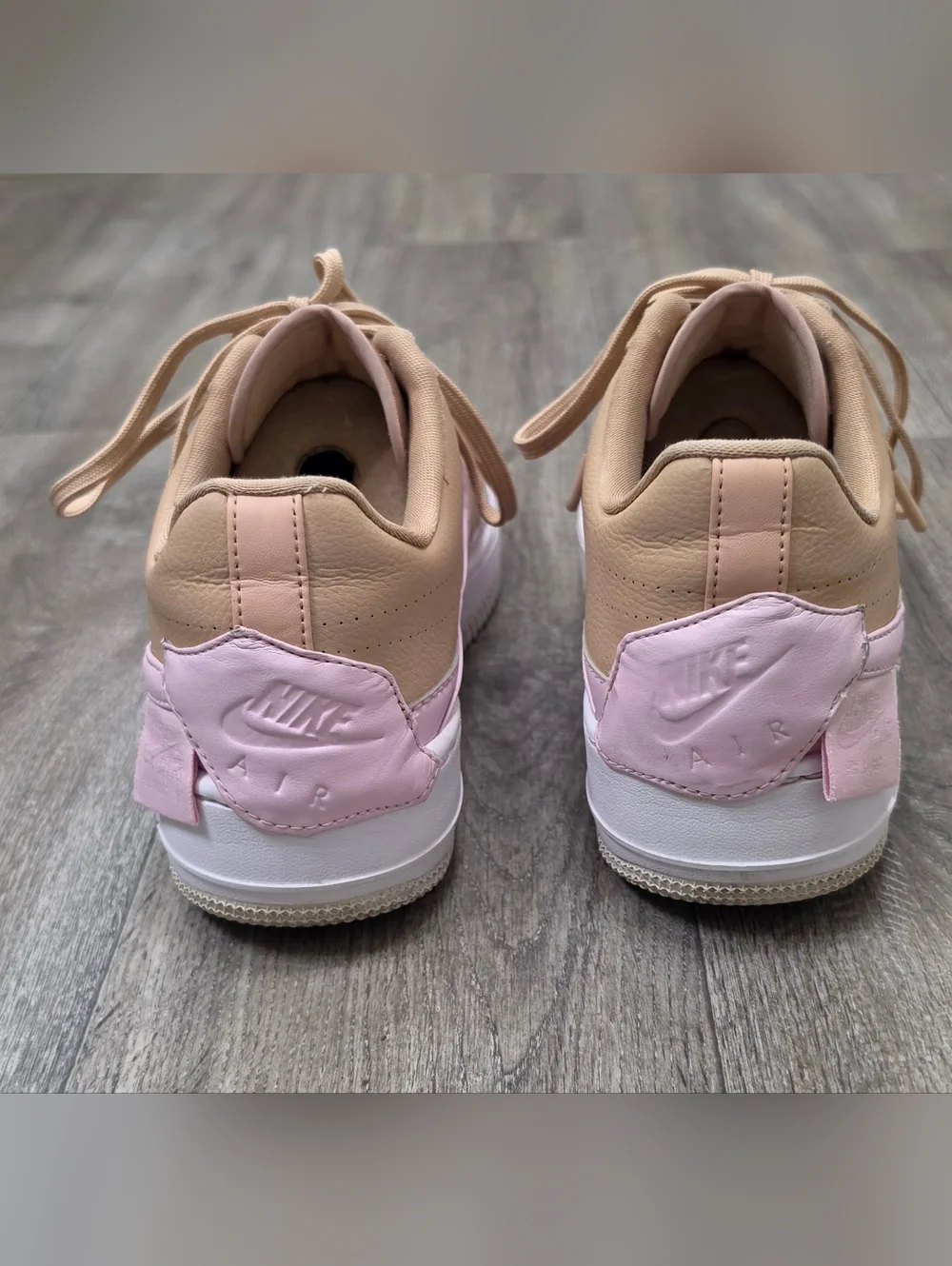 Women's Nike Air Force 1 Jester XX Bio Beige, Pink, & White-Size 11 - Picture 5 of 10